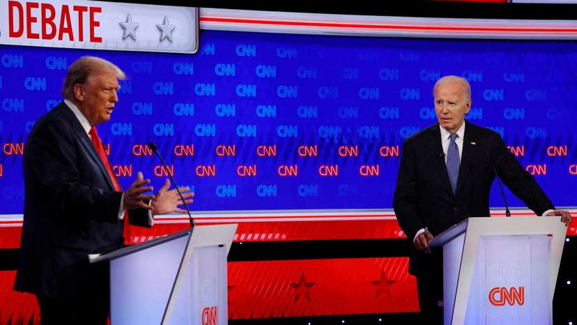 FILE PHOTO: First 2024 presidential debate in Atlanta