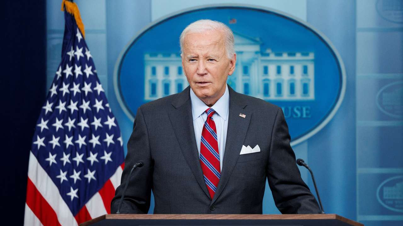 Press Secretary Karine Jean-Pierre hosts a daily press briefing at the White House