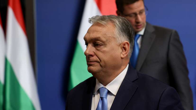 Hungarian Prime Minister Viktor Orban holds an international press conference in Budapest