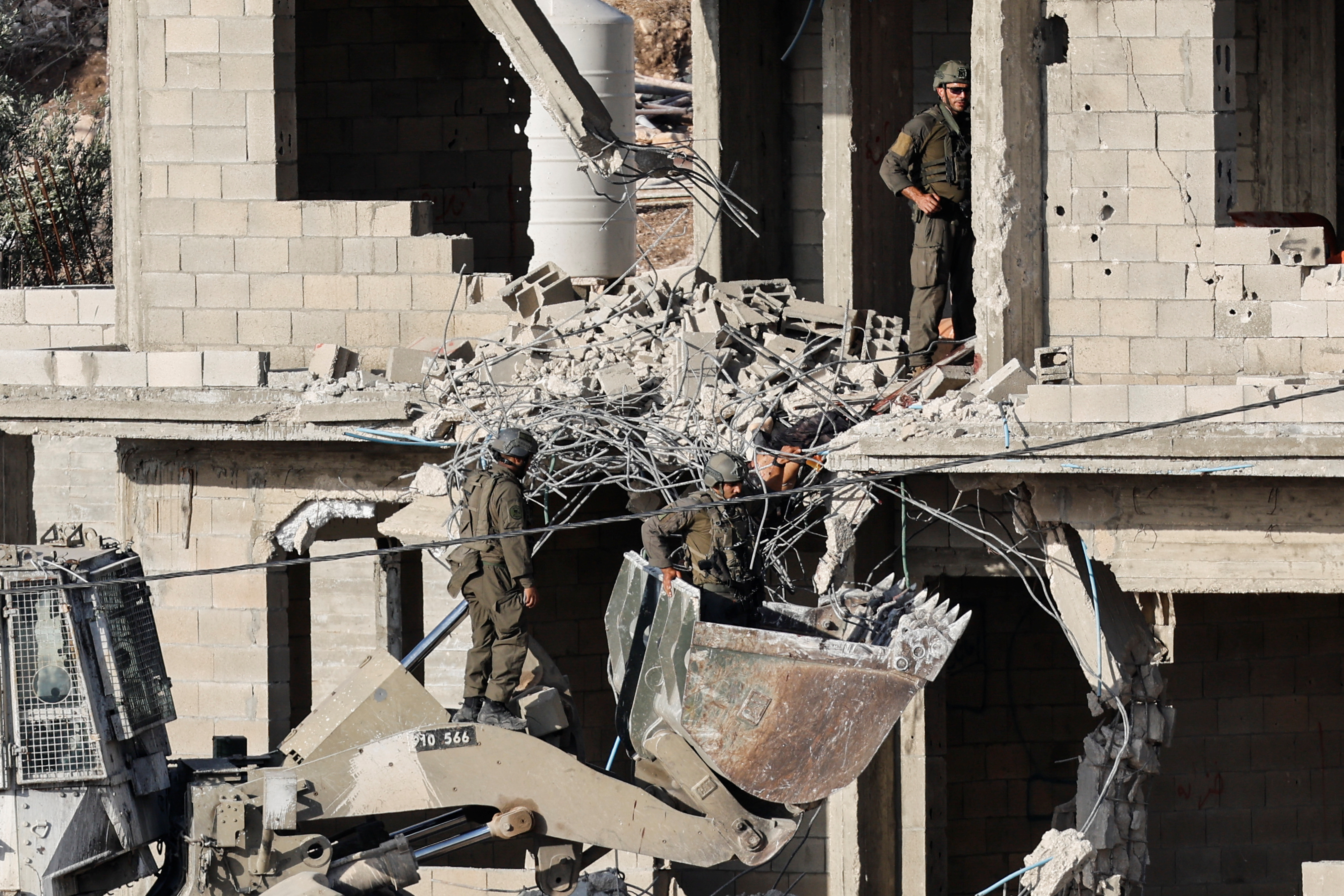 Israeli military operation in Qabatiya, near Jenin