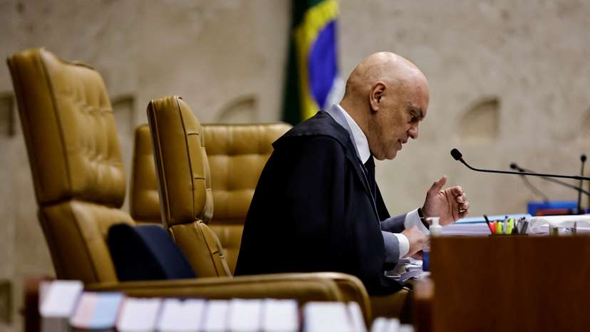 A trial for the storming of government buildings in the capital Brasilia on Jan. 8, at the Supreme Court, in Brasilia