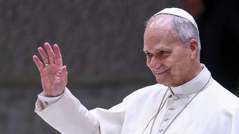 Pope Leo XIV holds the weekly general audience in the Paul VI Hall at the Vatican