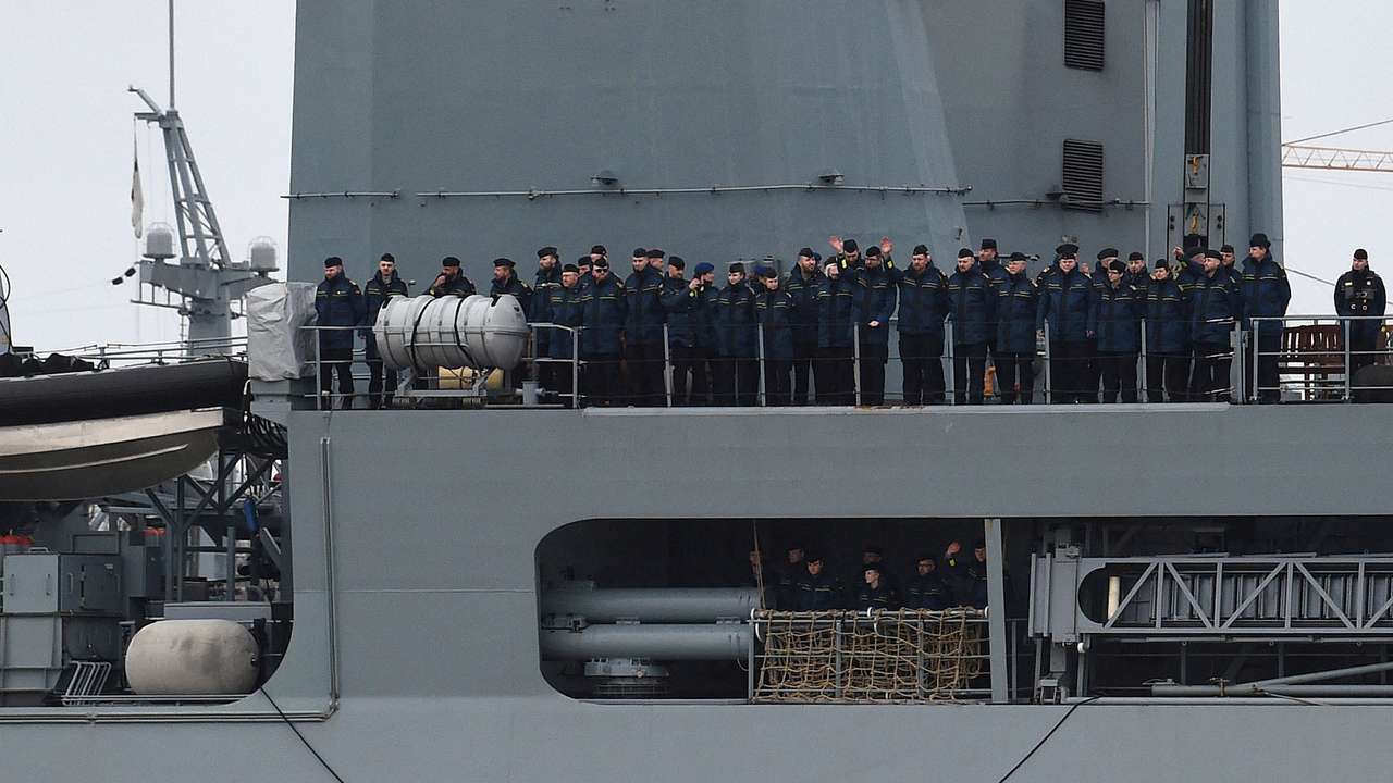 Frigate "Hessen" is sent off to the Red Sea from Wilhelmshaven