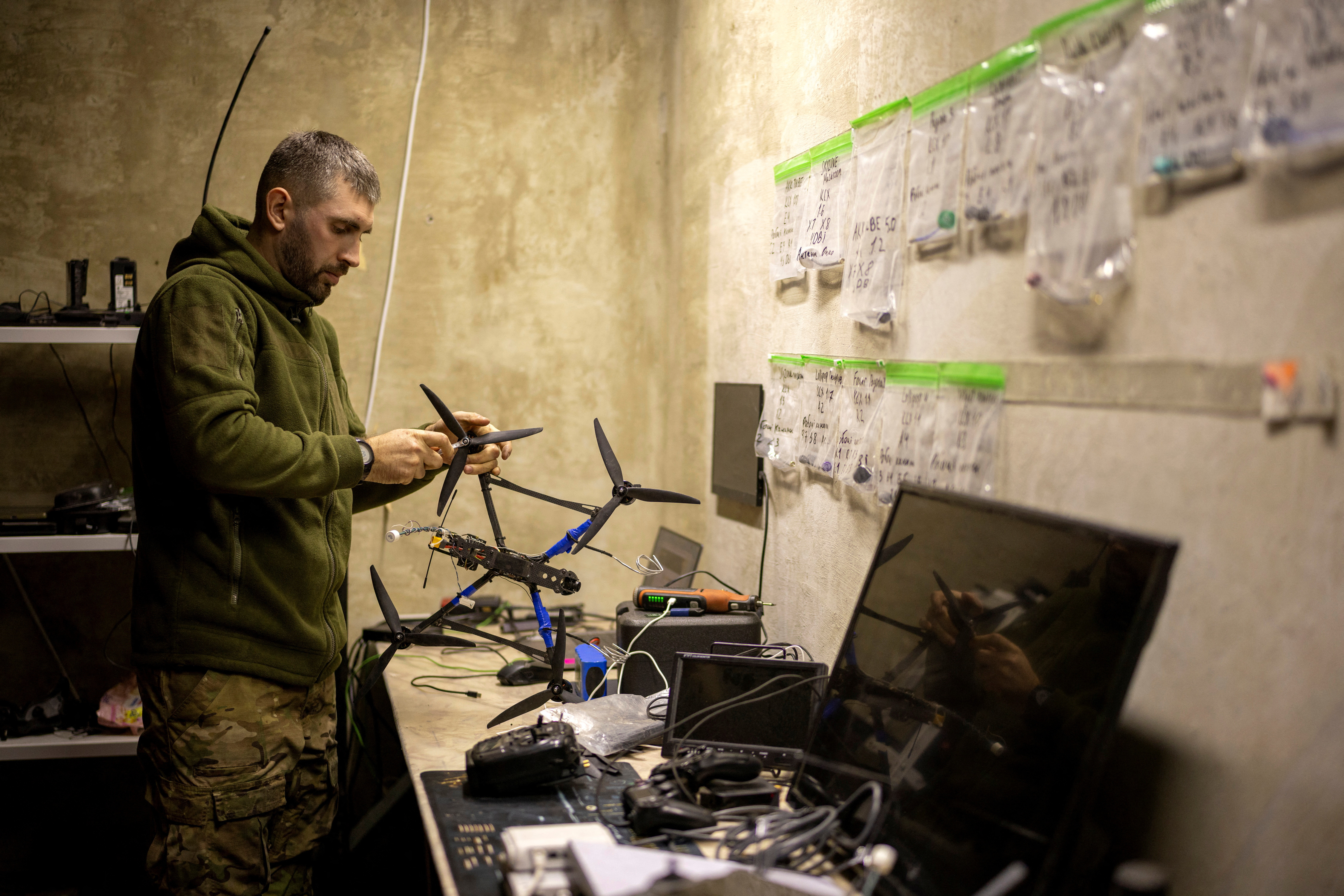 Drone unit prepare for deployment to Pokrovsk