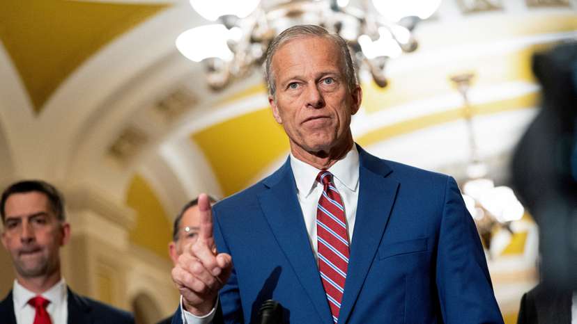 FILE PHOTO: U.S. Senate leadership holds weekly press conference at Capitol in Washington
