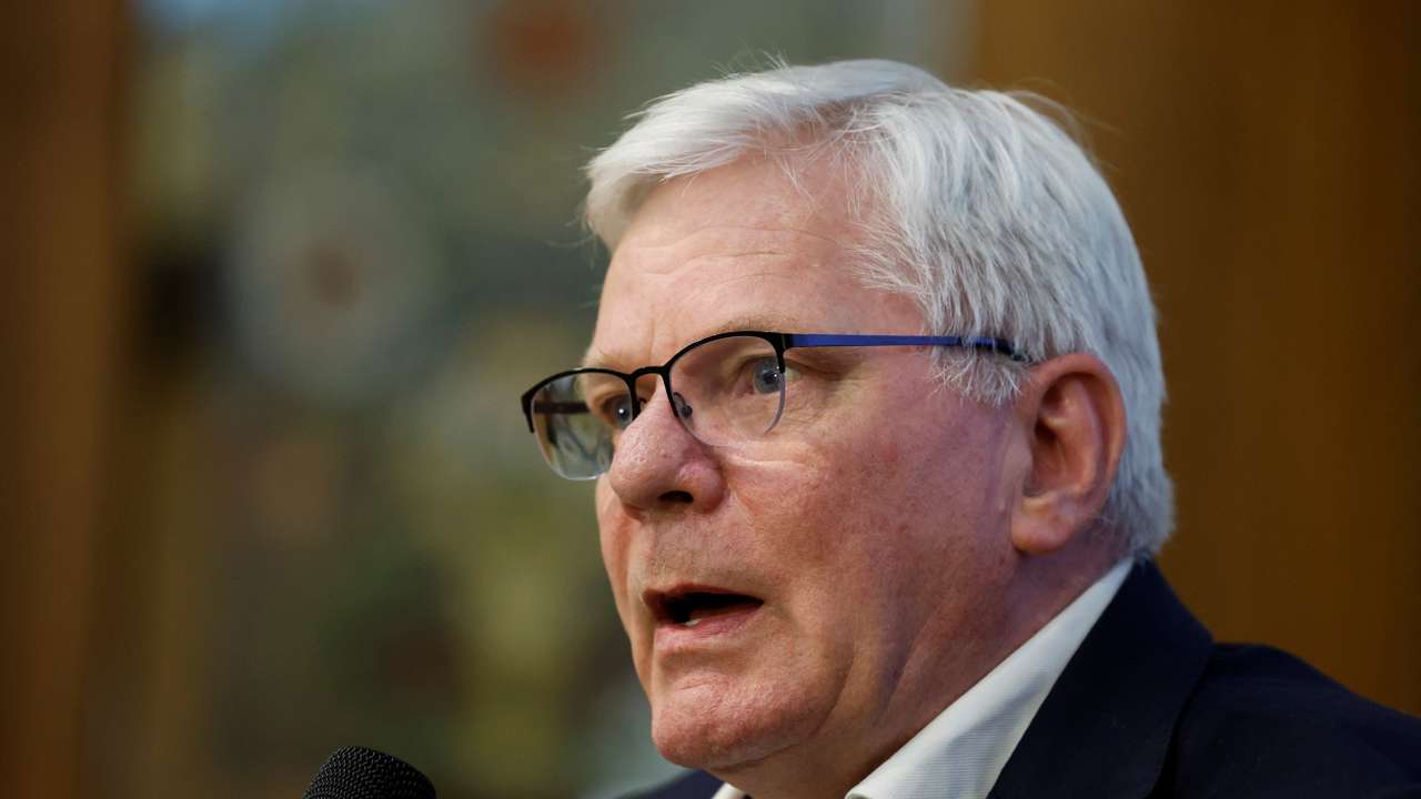 Kristinn Hrafnsson, WikiLeaks editor-in-chief, speaks to the media ahead of WikiLeaks founder Julian Assange’s extradition hearing in London