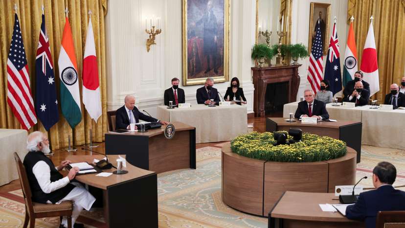 U.S. President Biden hosts 'Quad nations' meeting at the Leaders' Summit of the Quadrilateral Framework at the White House in Washington