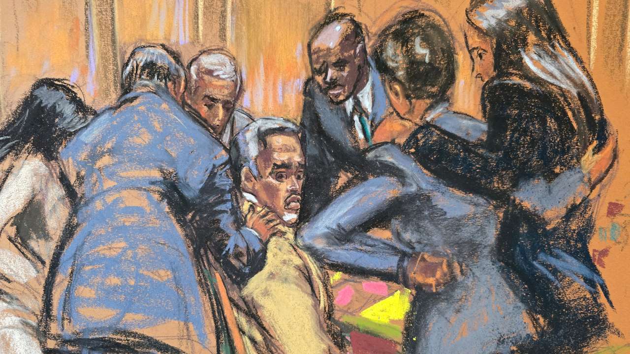 Sean "Diddy" Combs attends trial in New York federal court