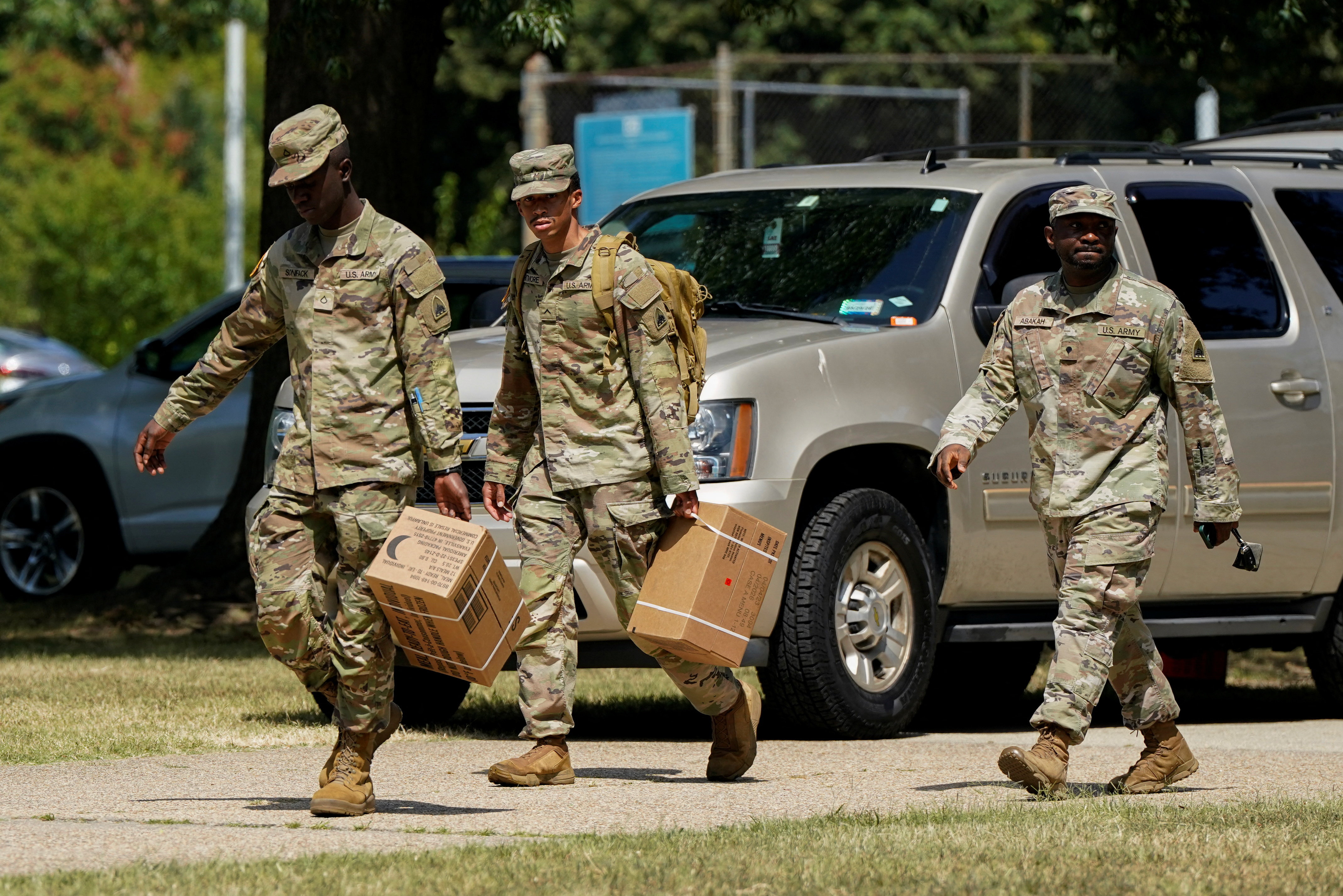 U.S. President Trump's deploys the National Guard and federalize the Metropolitan Police Department in Washington