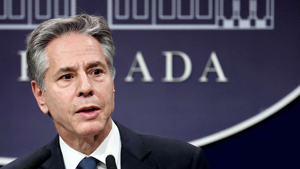 usnFILE PHOTO: U.S. Secretary Blinken meets Argentina's FM Mondino in Buenos Aires