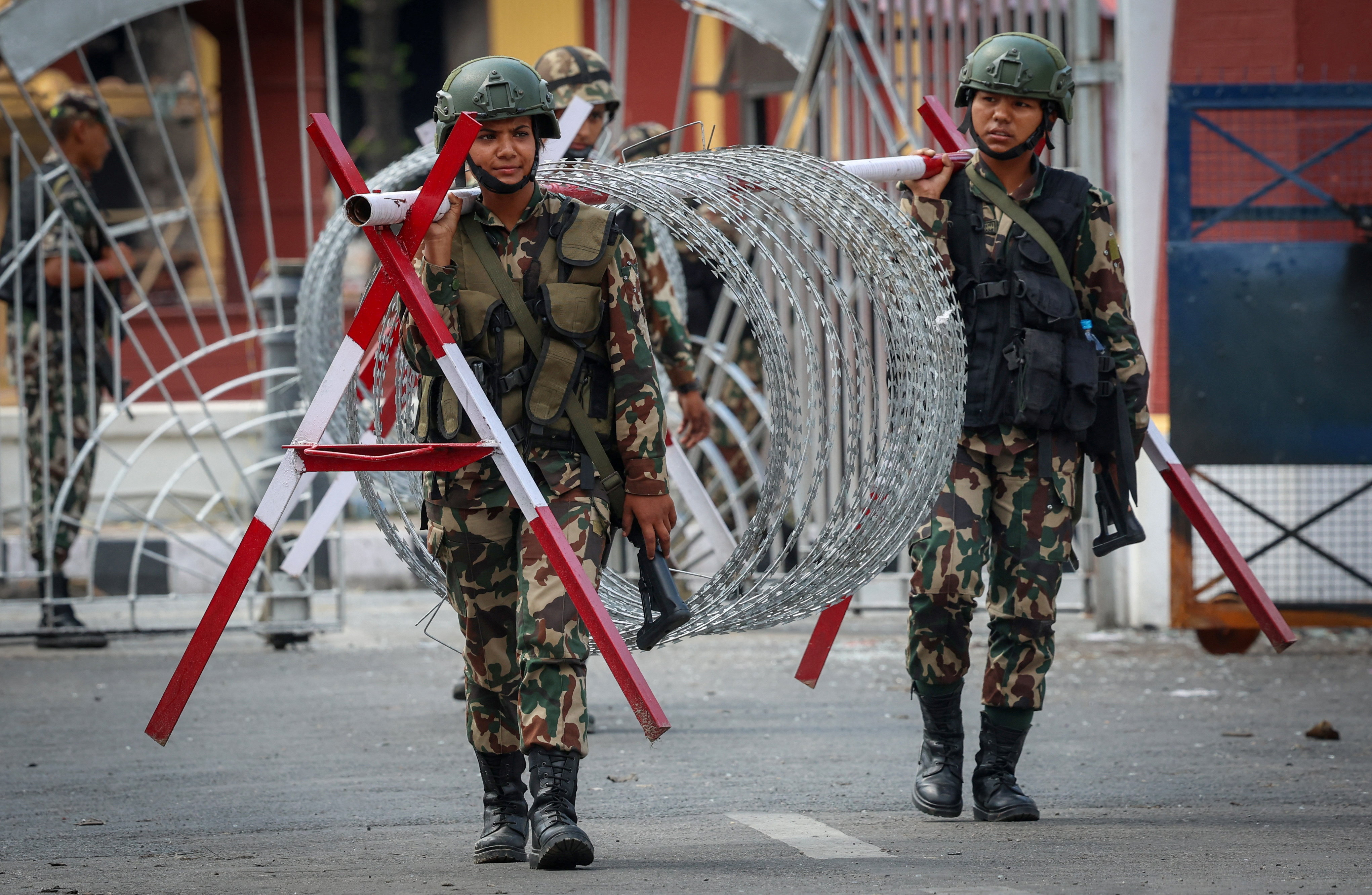 Aftermath of anti-corruption protests in Kathmandu