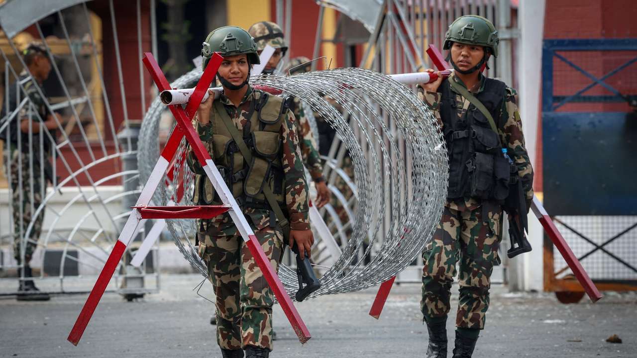 Aftermath of anti-corruption protests in Kathmandu