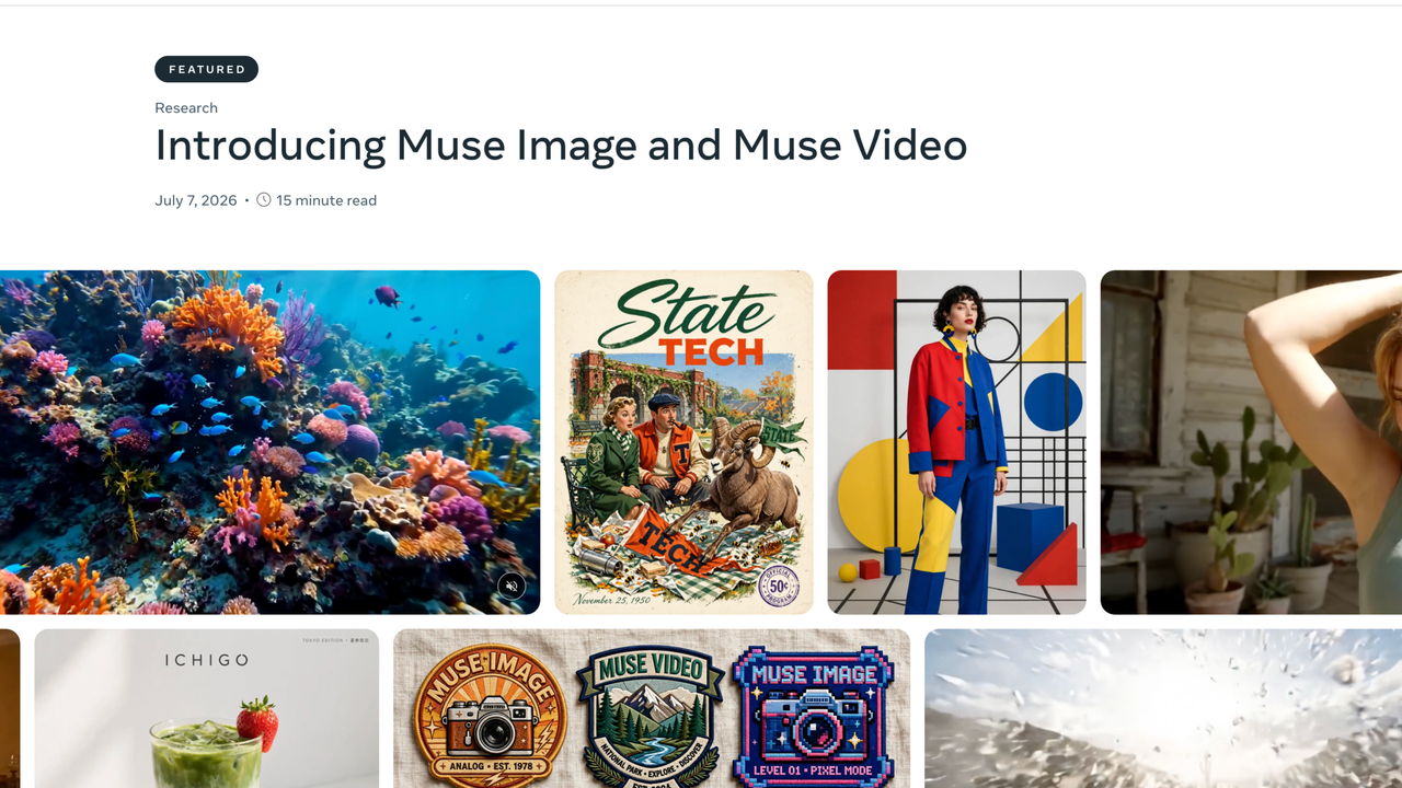 Captura de tela do produto novo da Meta de edição de foto e vídeo com IA