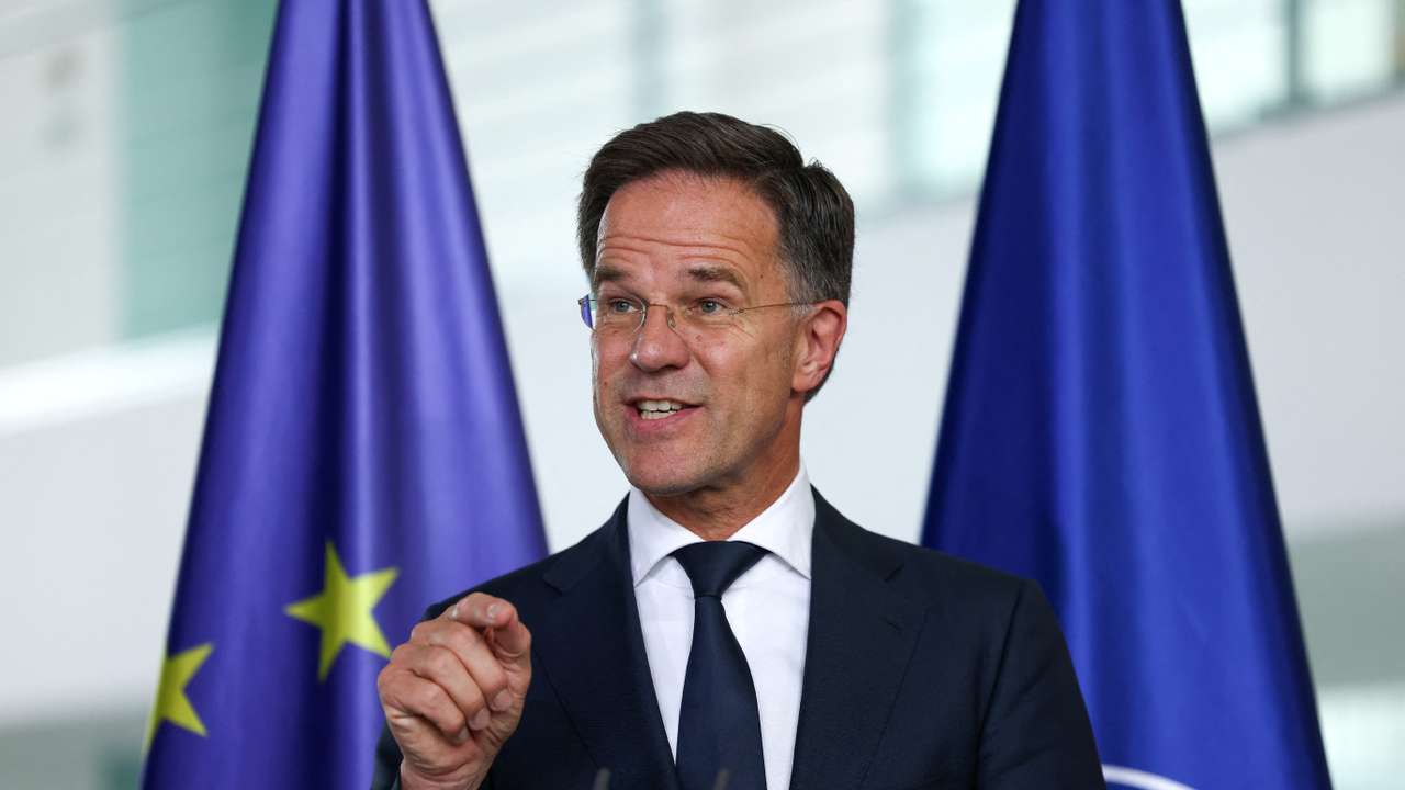 German Chancellor Merz and NATO Secretary General Rutte meet in Berlin