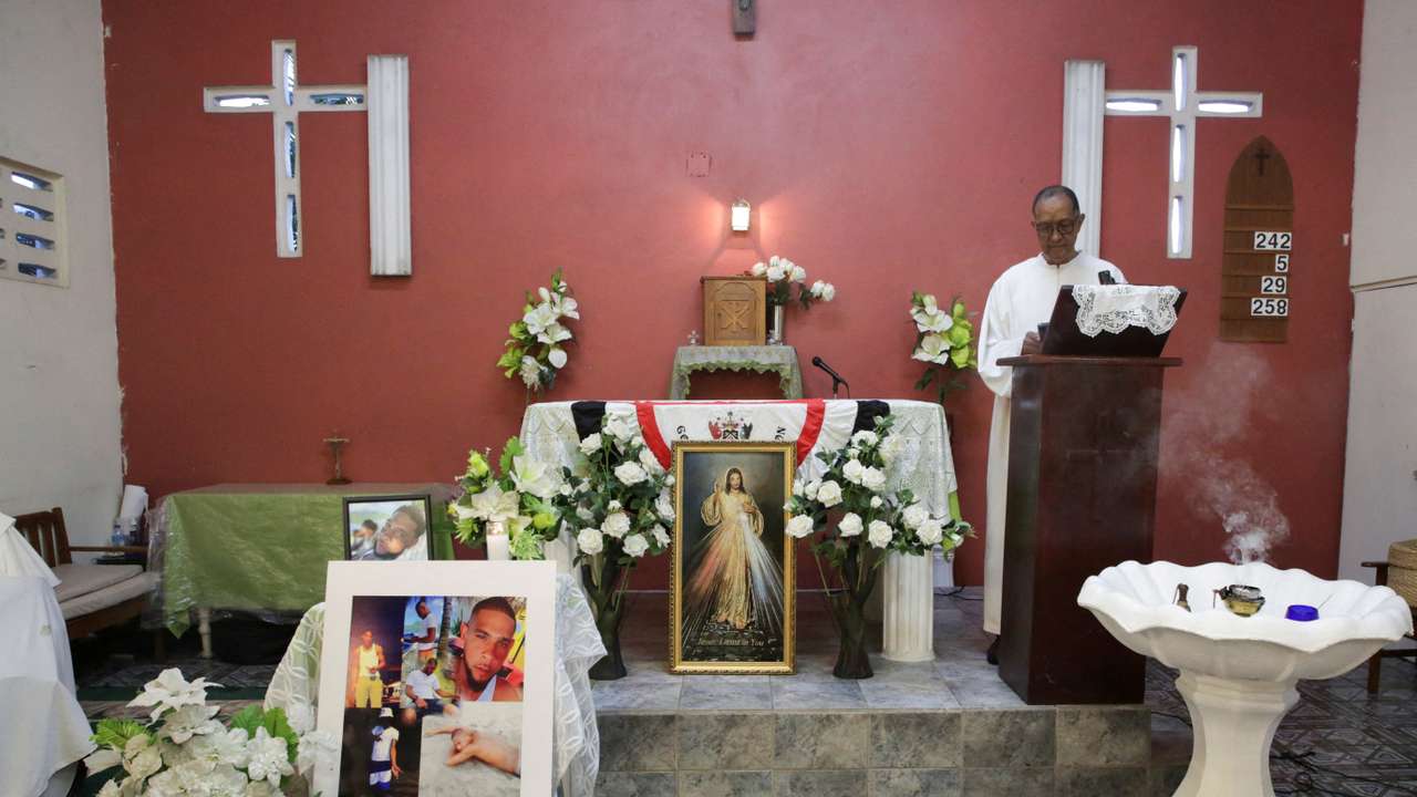 FILE PHOTO: Family of Trinidadian man believed killed in U.S. strike holds memorial, in Las Cuevas
