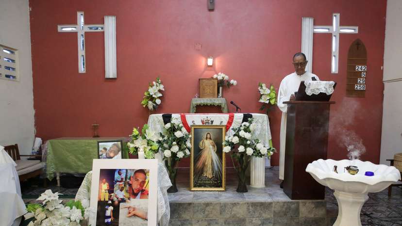 FILE PHOTO: Family of Trinidadian man believed killed in U.S. strike holds memorial, in Las Cuevas