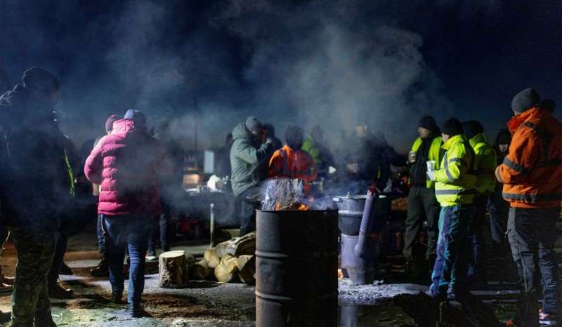 Truckers and farmers protest over high business costs