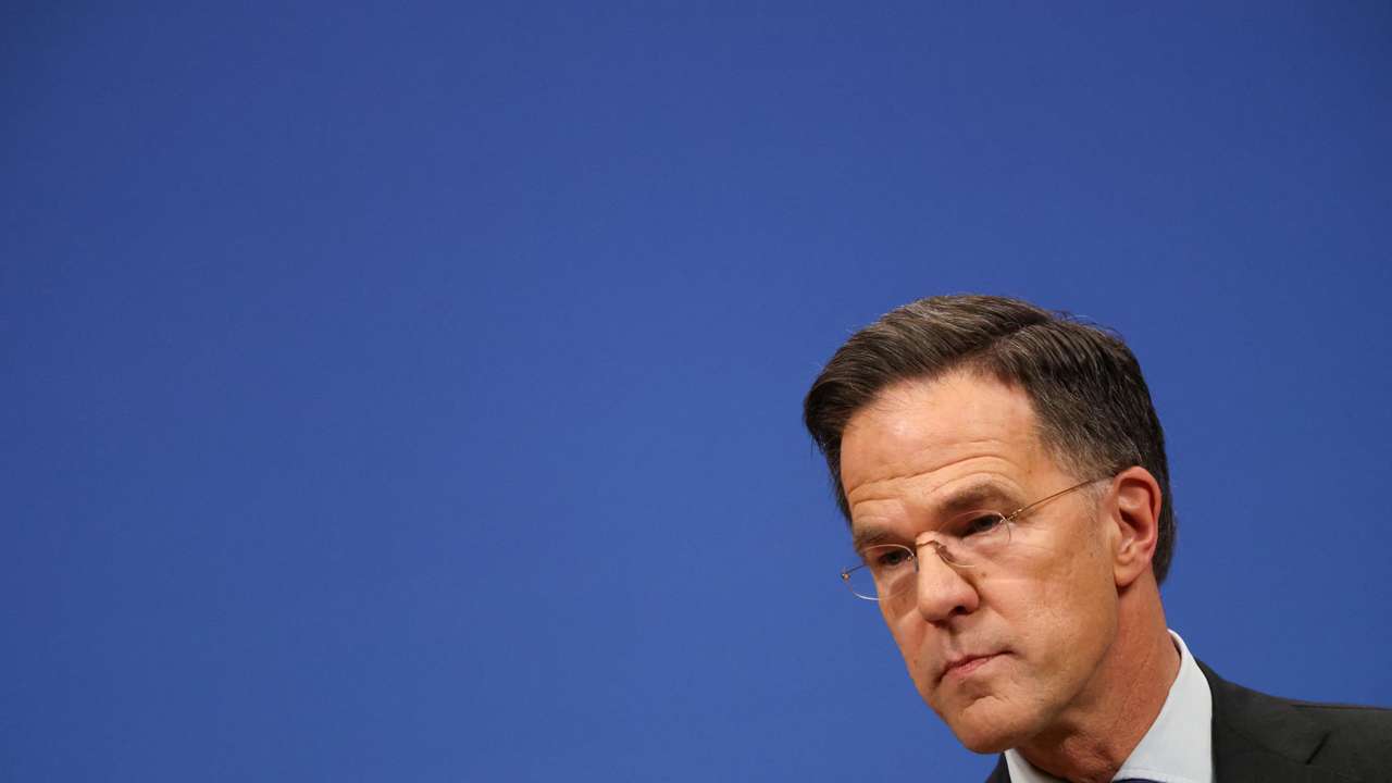 NATO Secretary General Rutte holds a press conference at the Alliance headquarters in Brussels