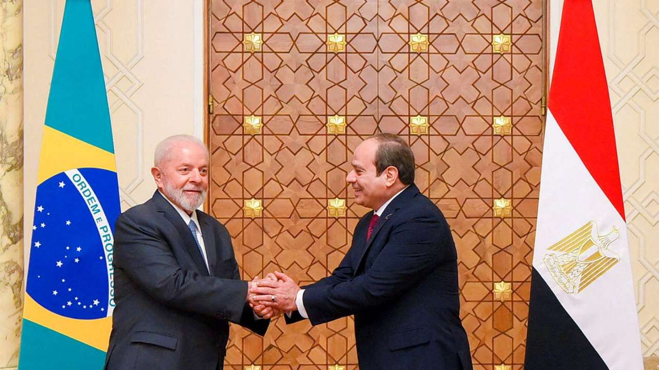 Brazilian President Luiz Inacio Lula da Silva visits Egypt