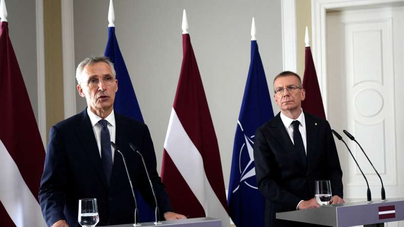 NATO Secretary General Jens Stoltenberg in Riga