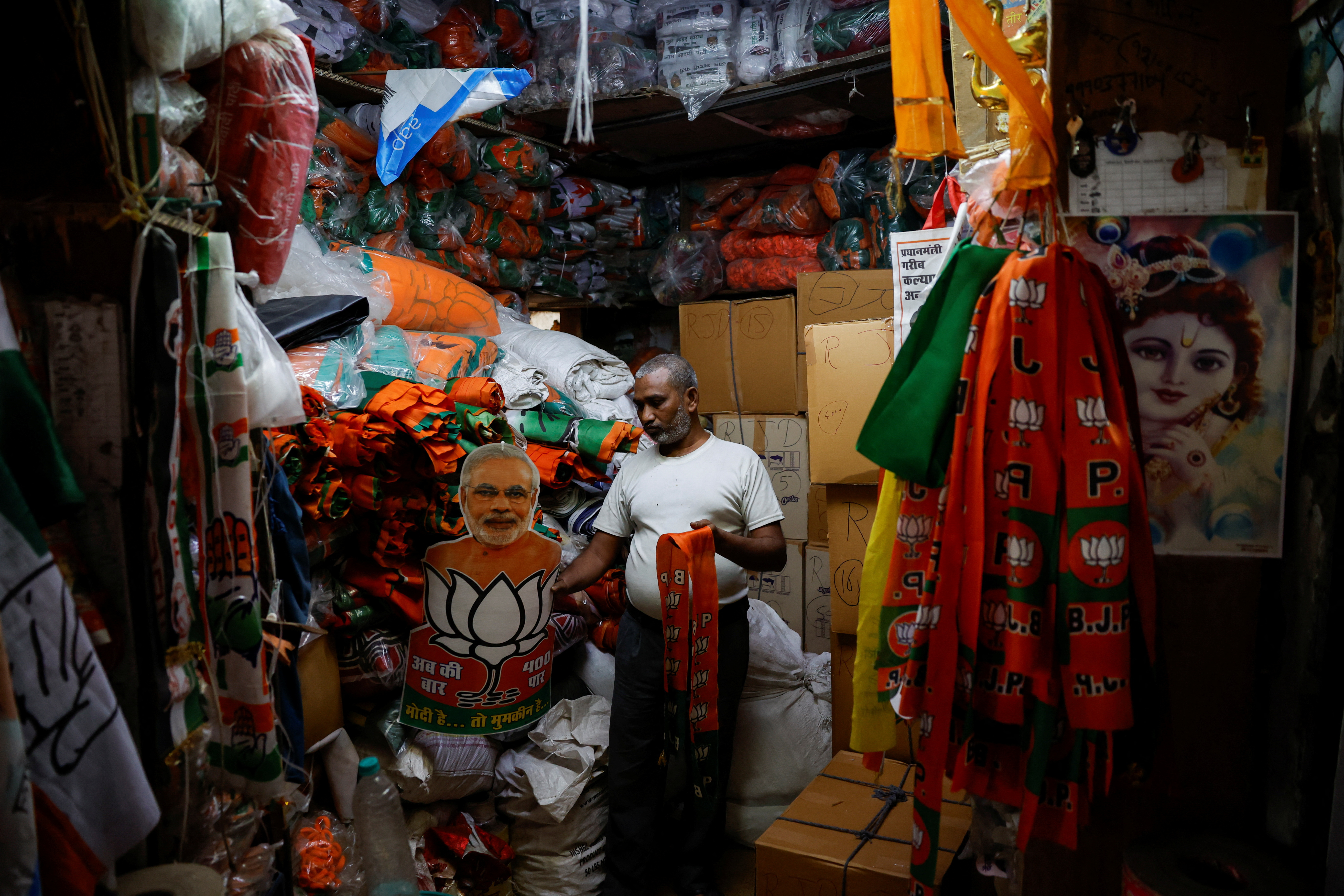 Preparations ahead of general elections in India