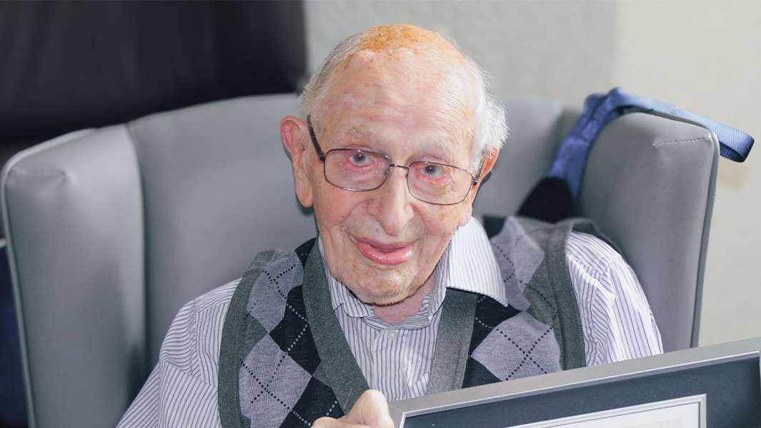 The world’s oldest living man, John Alfred Tinniswood