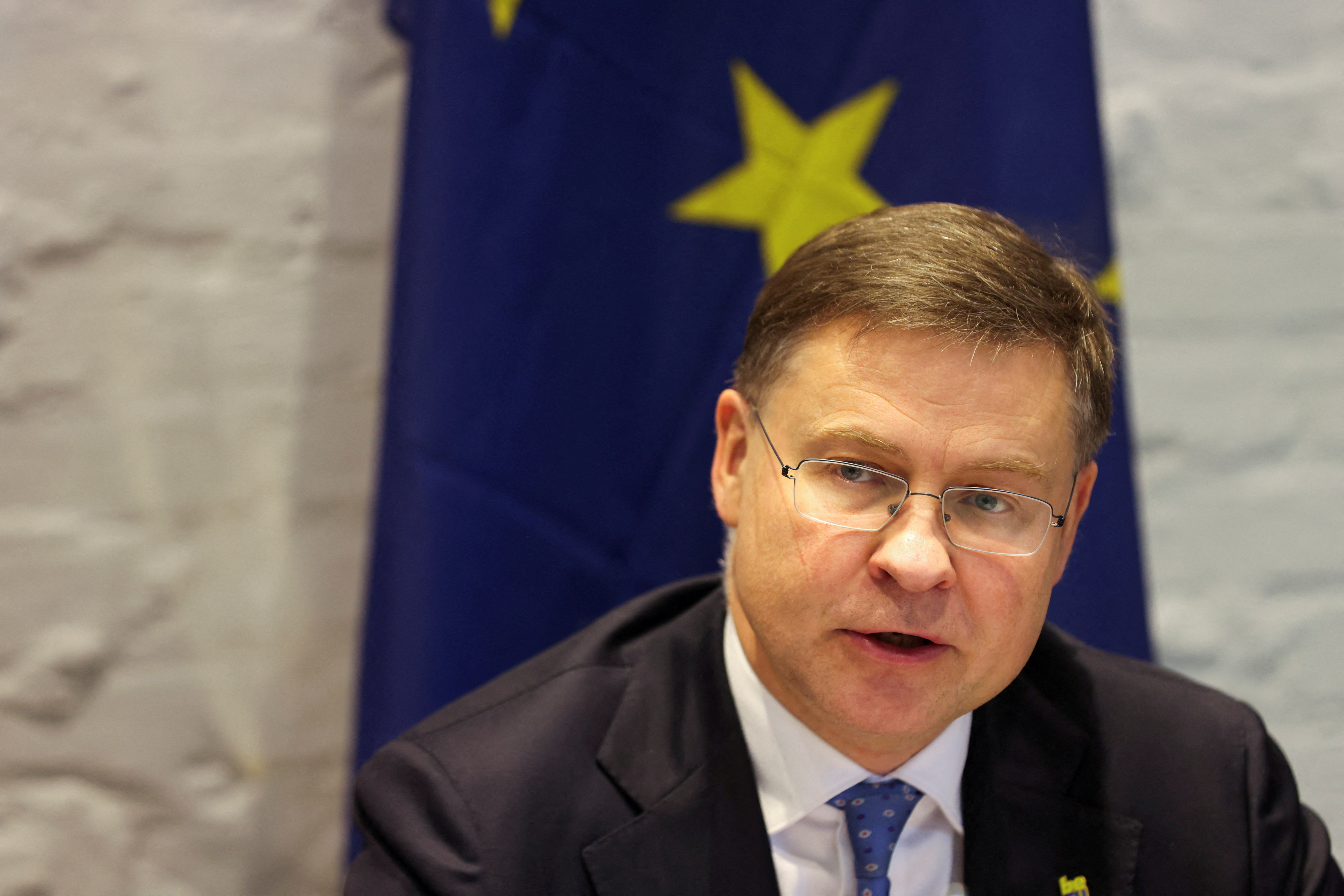 FILE PHOTO: U.S. Secretary of State Antony Blinken visits Leuven