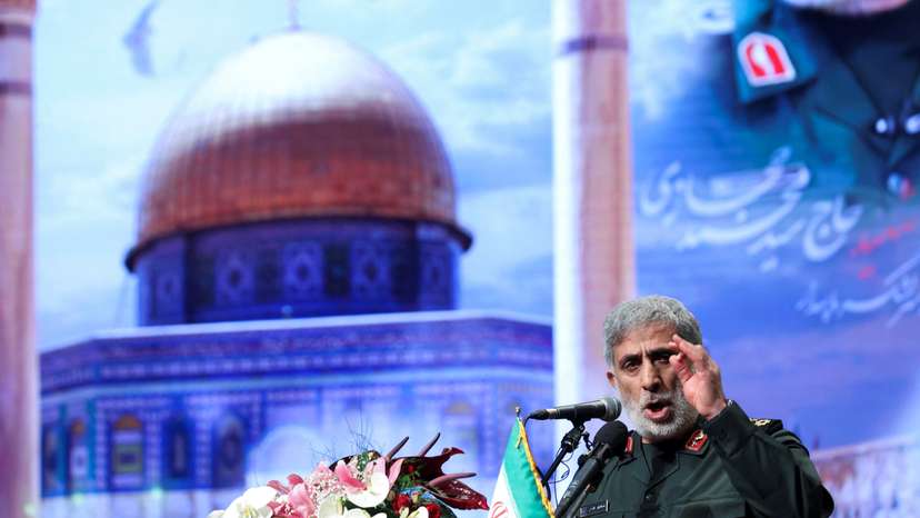 FILE PHOTO: Ceremony marking the anniversary of the death of senior Iranian military commander Mohammad Hejazi, in Tehran
