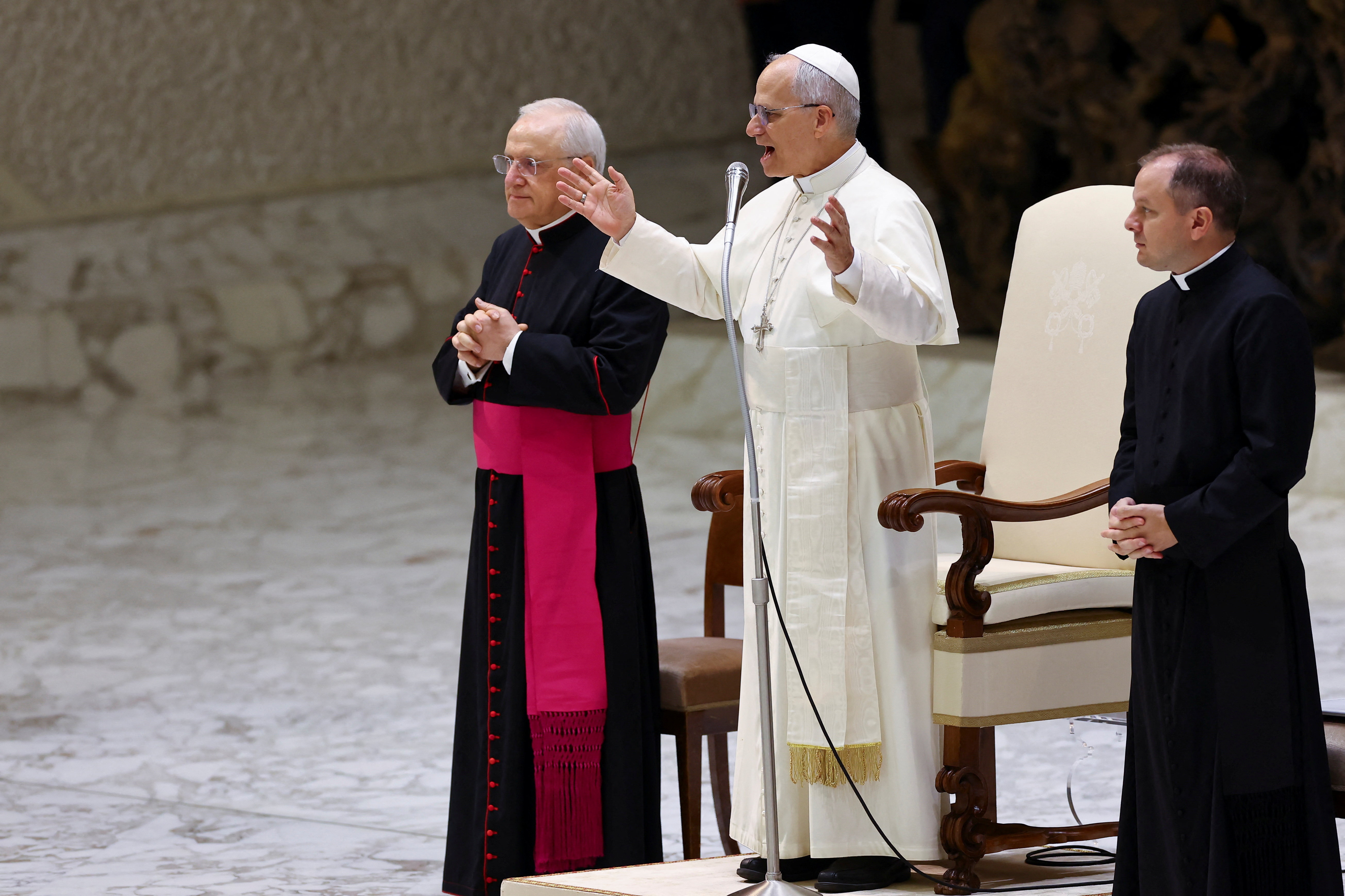 Pope Leo XIV holds general audience at the Vatican