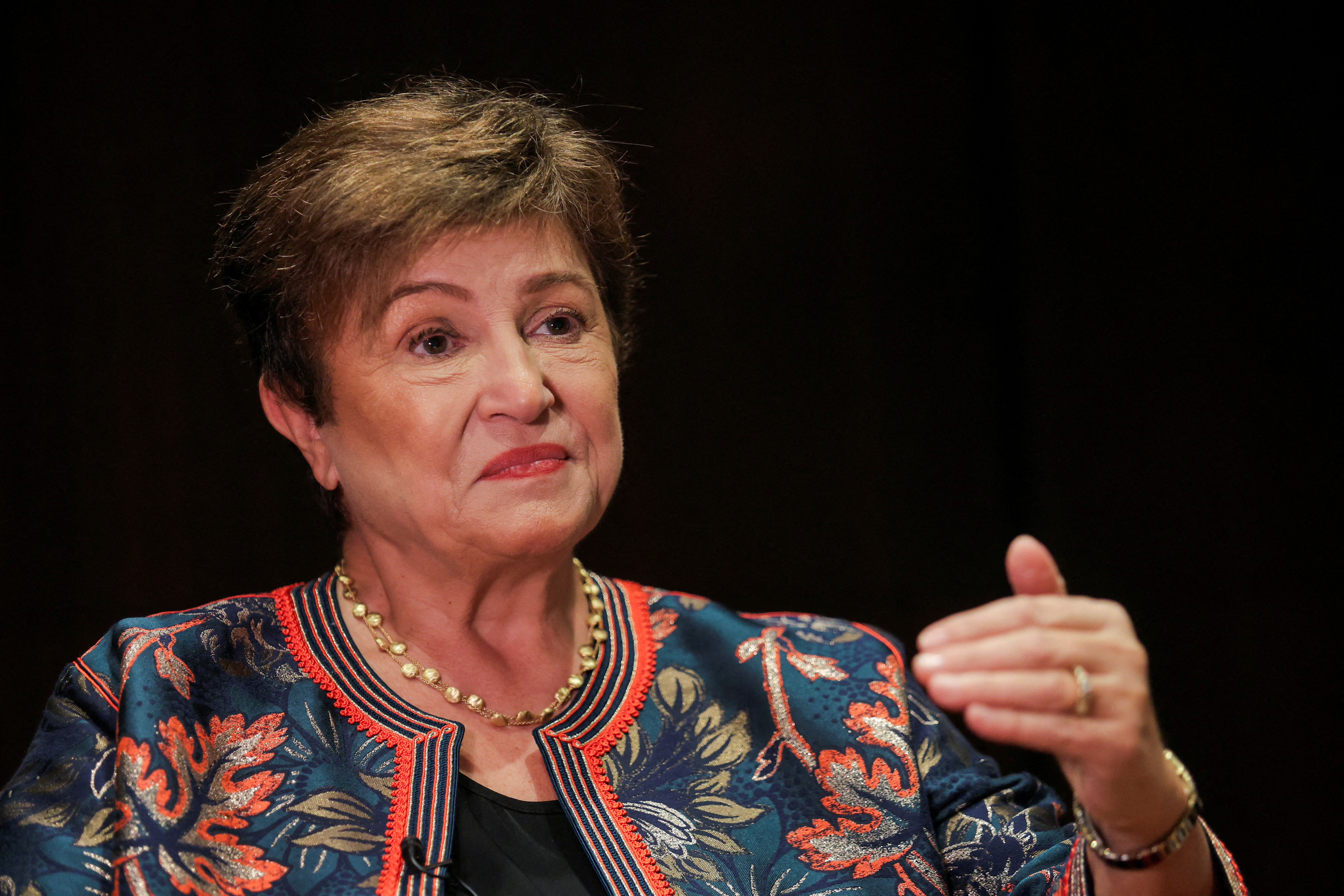 FILE PHOTO: IMF chief Georgieva says focused on job at hand, not future role