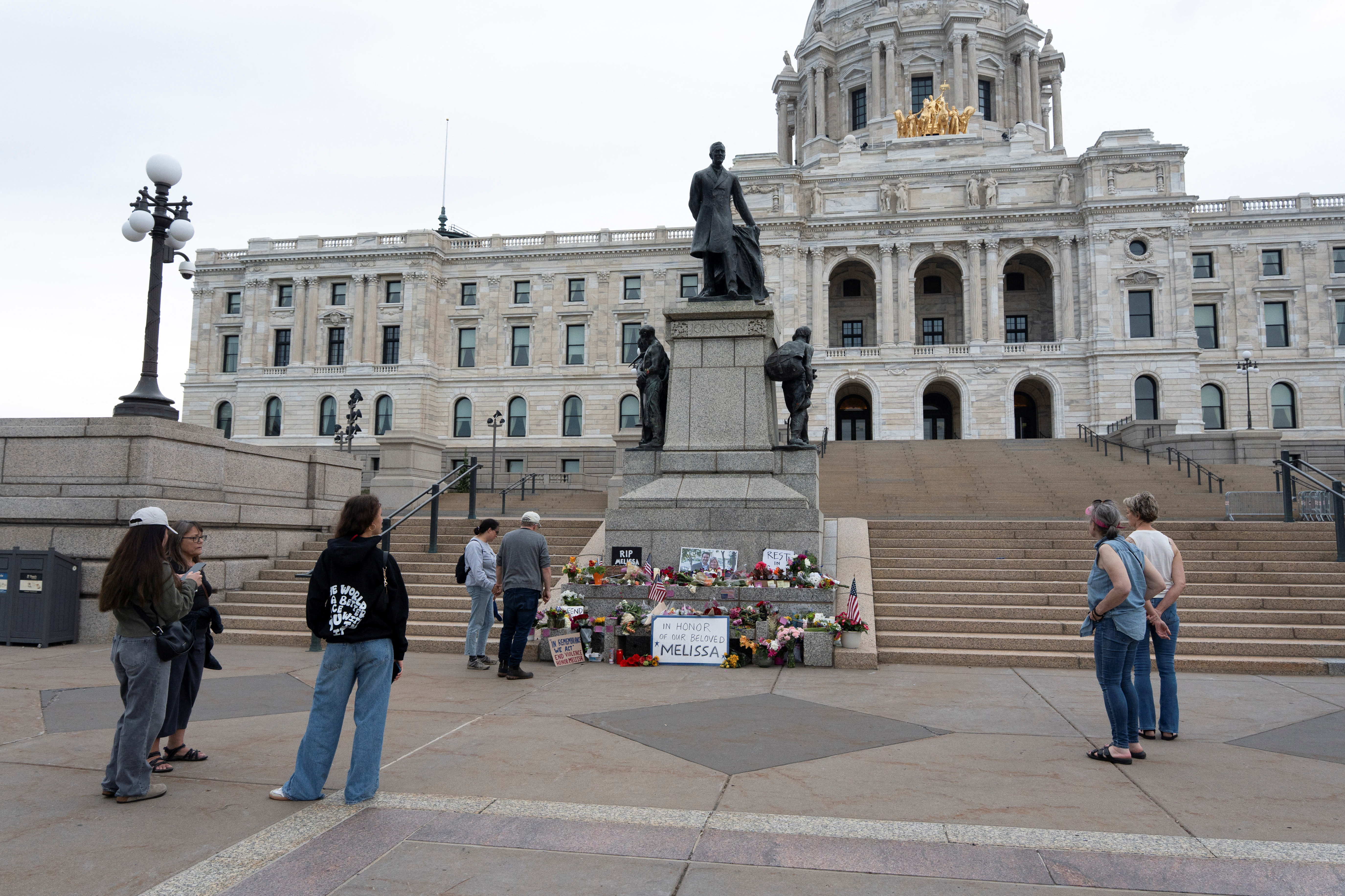 Memorial honors murdered Democratic state lawmaker