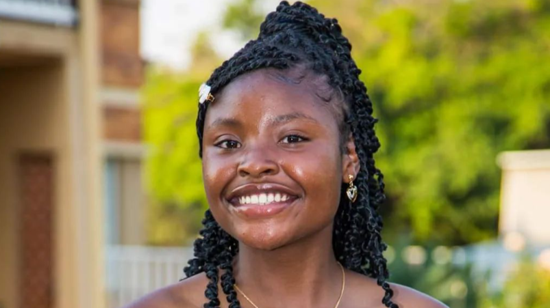 Michelle Nkamankeng who was the youngest writer at 7