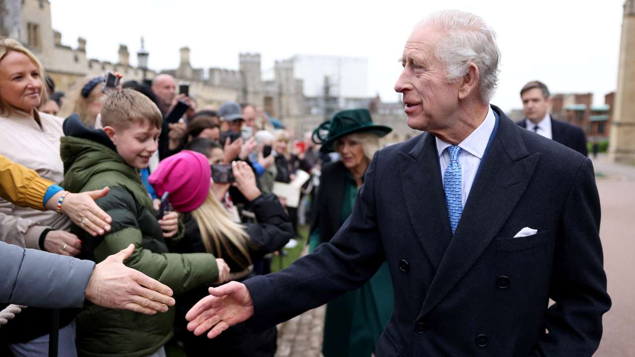 FILE PHOTO: Britain's Royals attend the Easter Matins Service at St. George's Chapel, Windsor Castle