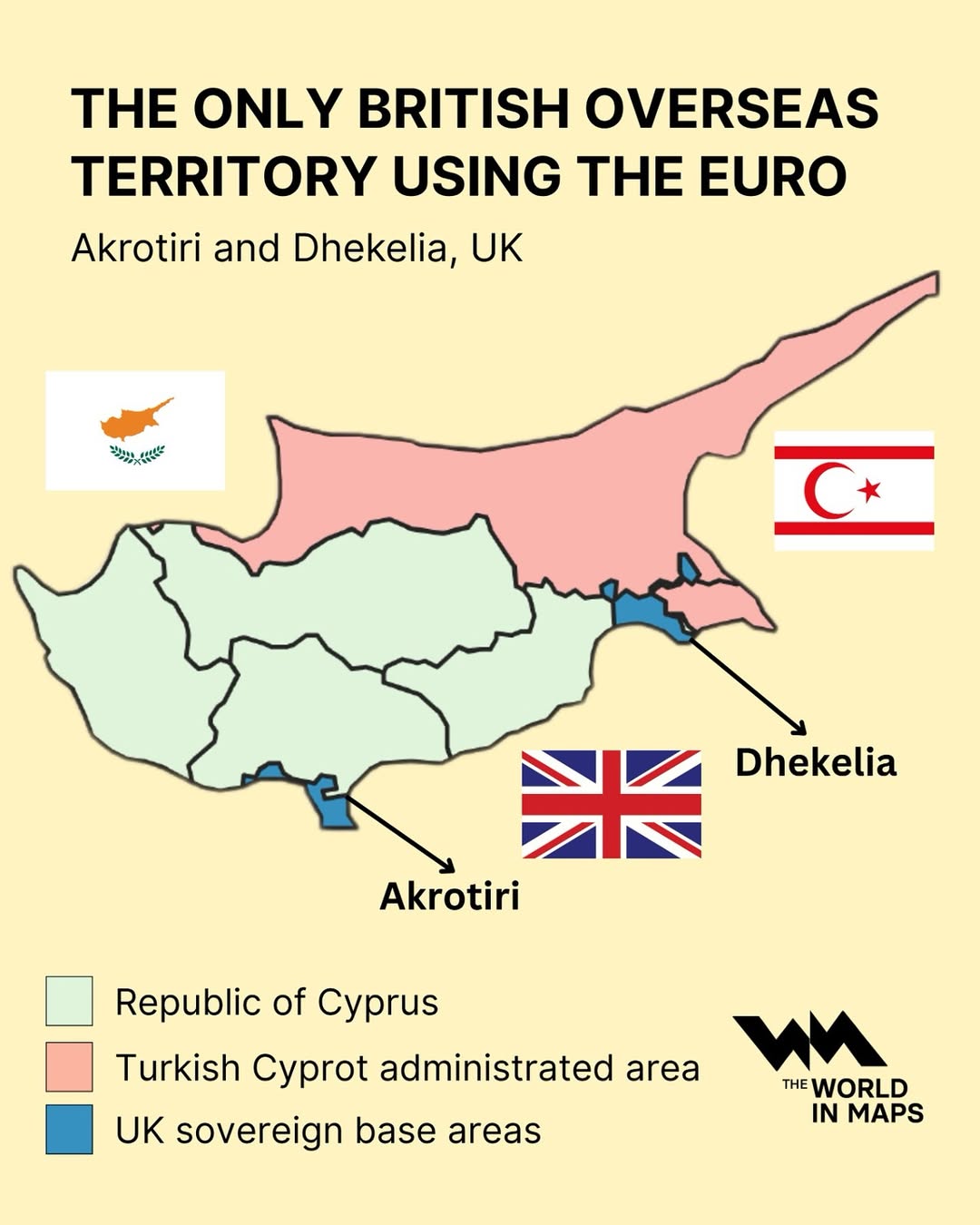 Here’s a fascinating geopolitical quirk- Akrotiri and Dhekelia, two British sovereign base areas
