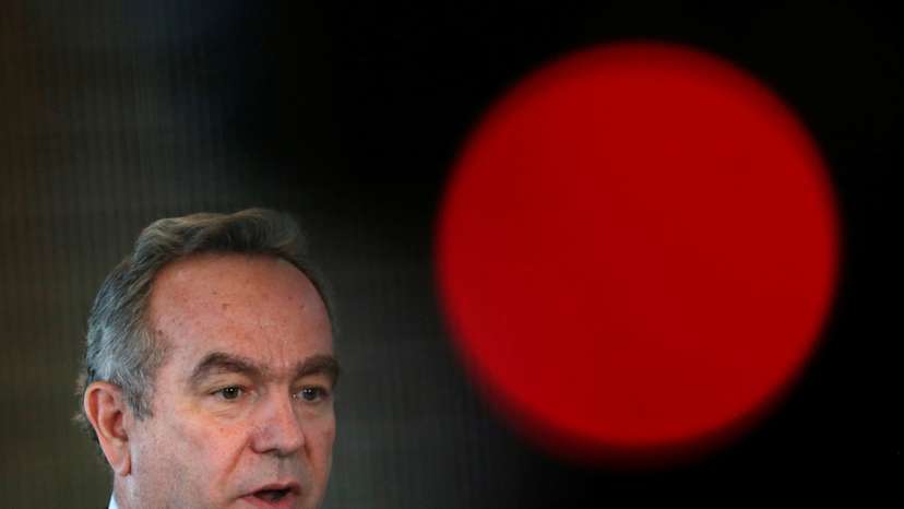 FILE PHOTO: U.S. Assistant Secretary of State Kurt Campbell is pictured as he speaks to the media after meeting with Japan's Foreign Minister Fumio Kishida at the Foreign Ministry in Tokyo