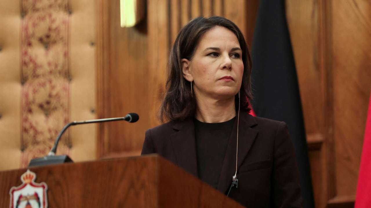FILE PHOTO: German Foreign Minister Annalena Baerbock visits Jordan