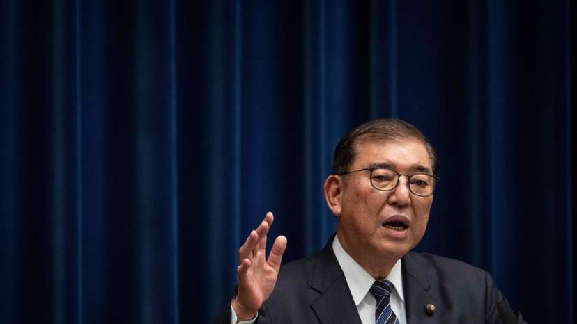 Japan's Prime Minister Shigeru Ishiba holds press conference in Tokyo