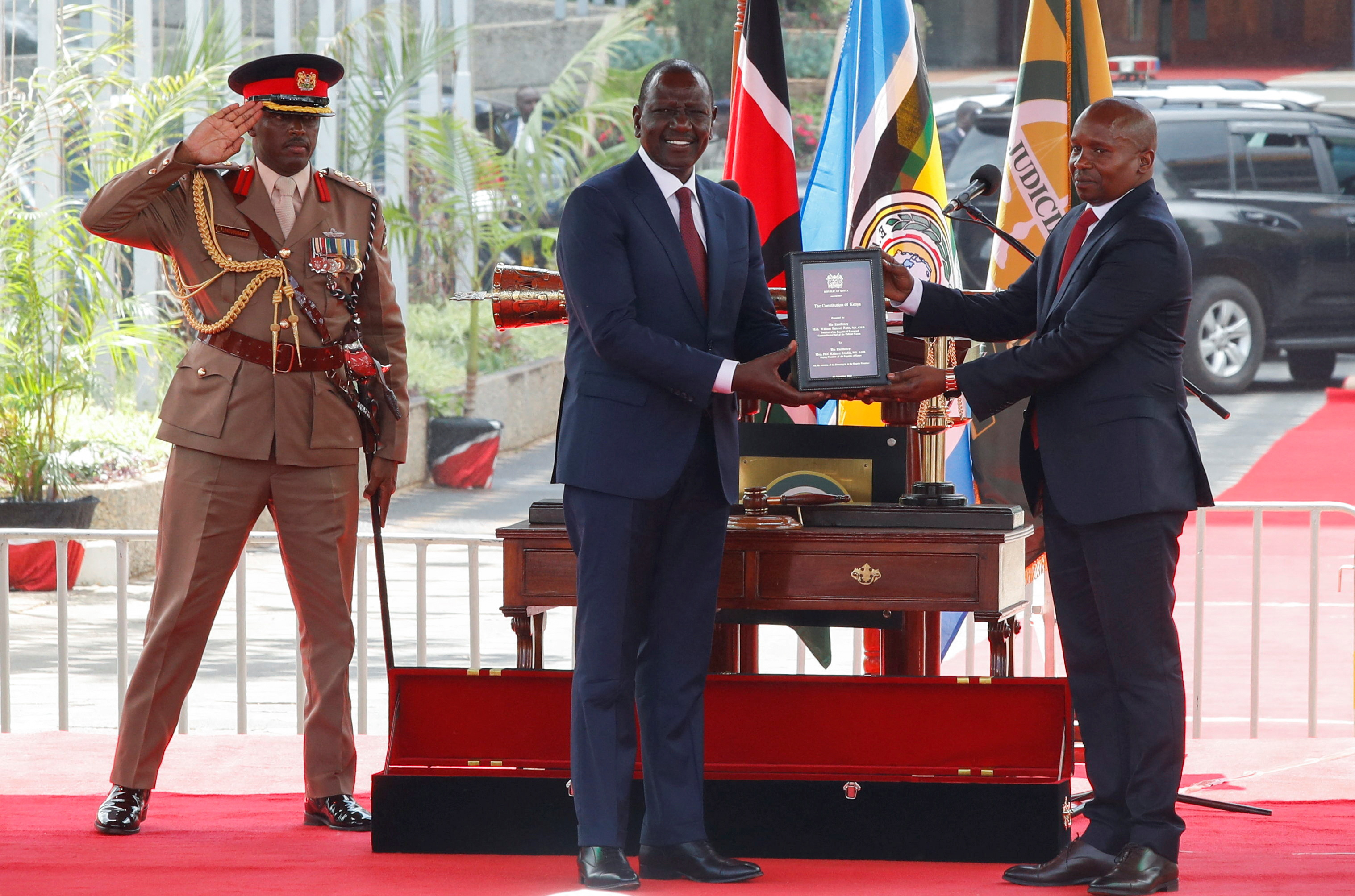 Kenya's Deputy President nominee, Kithure Kindiki, swearing-in ceremony in Nairobi