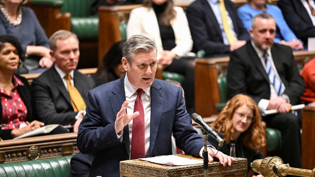 PMQs at the House of Commons in London