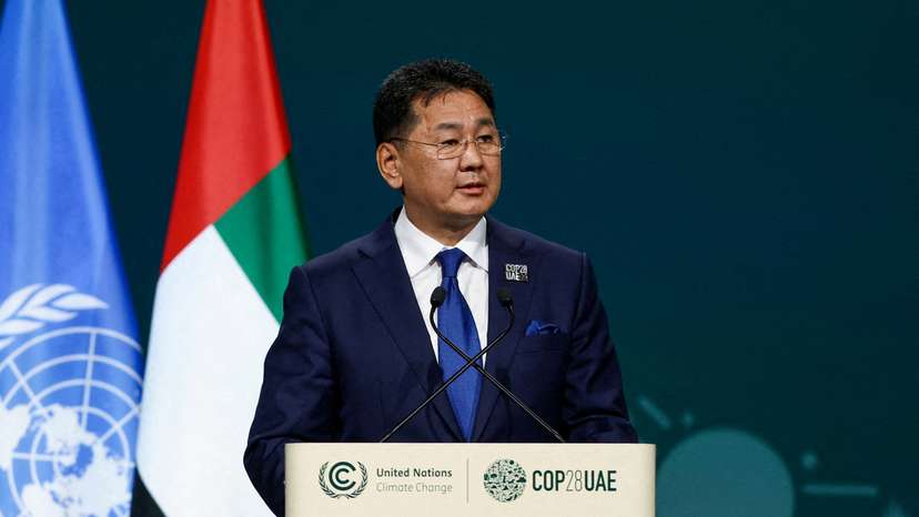 FILE PHOTO: Mongolia's President Ukhnaagiin Khurelsukh