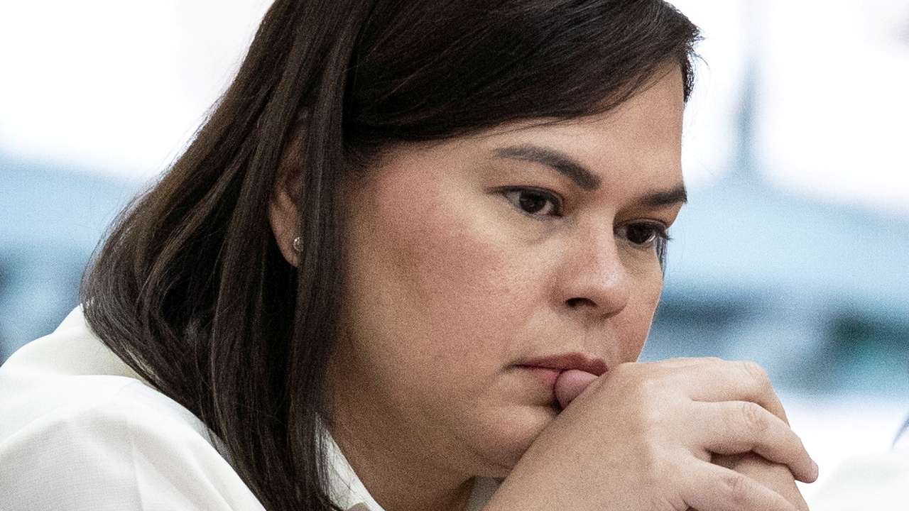 FILE PHOTO: Philippine Vice-President Sara Duterte at the House of Representatives