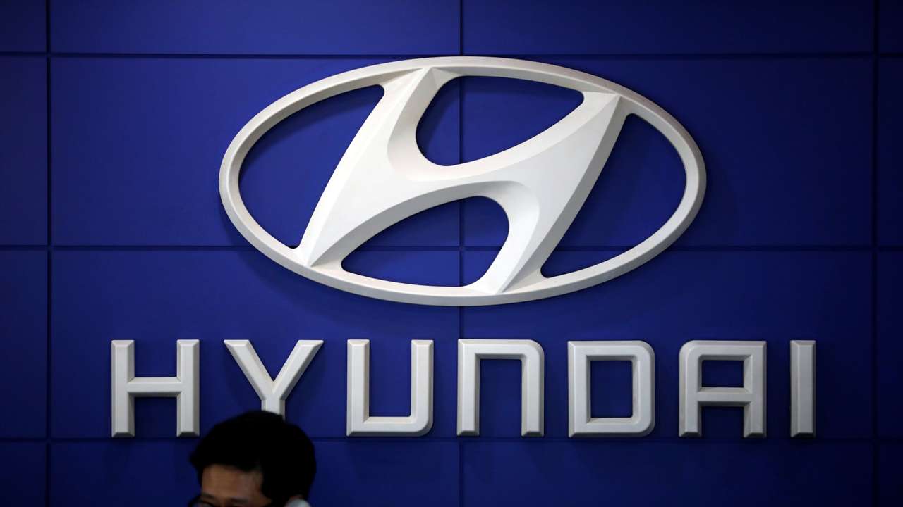 The logo of Hyundai Motor is seen at its dealership in Seoul