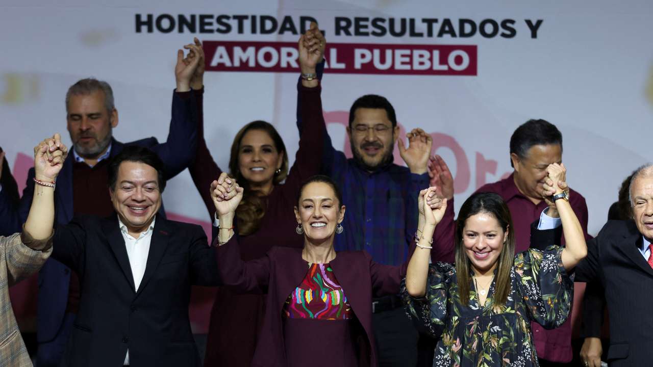 Registration of Claudia Sheinbaum of MORENA party as presidential candidate for 2024, in Mexico City