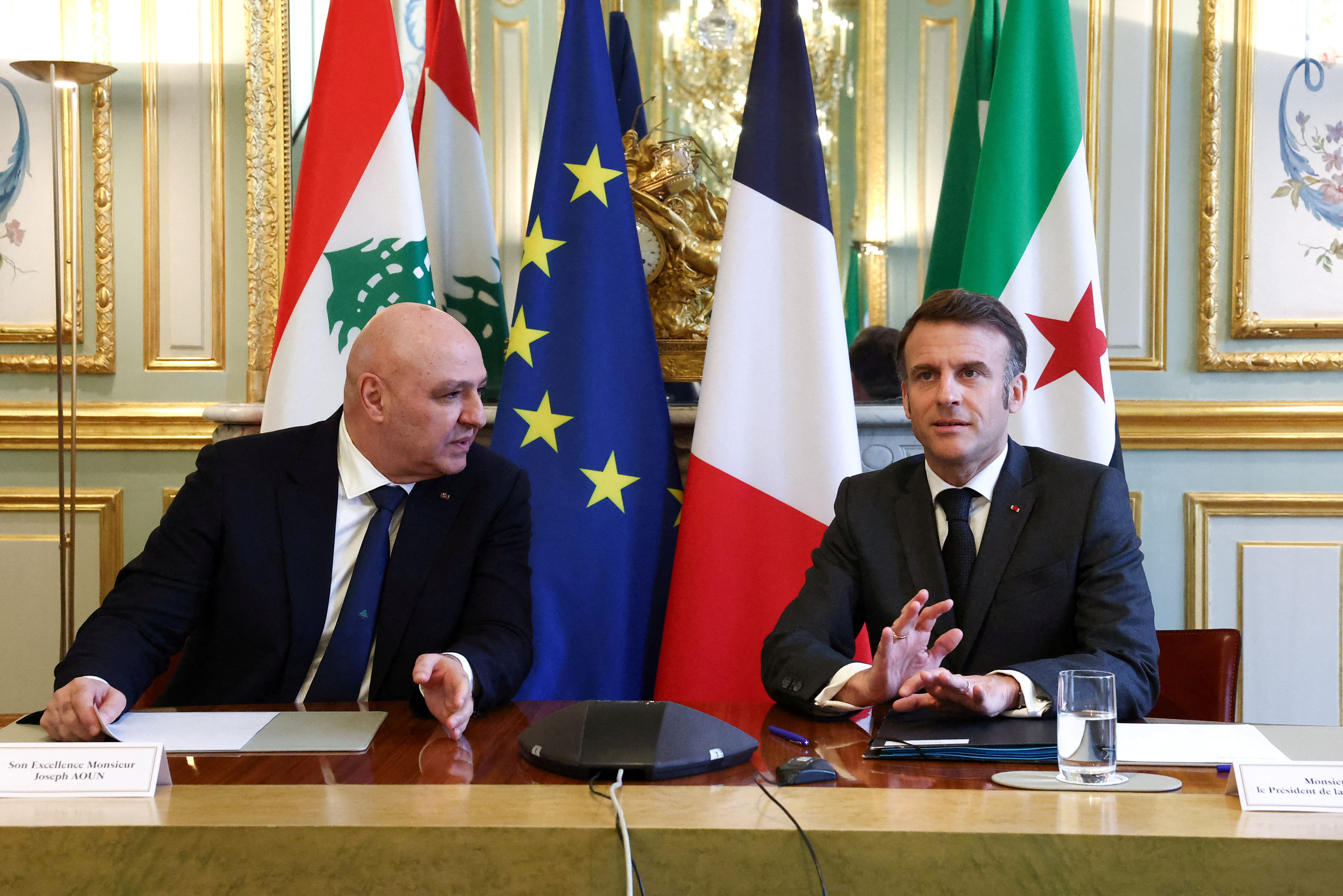 Lebanese President Joseph Aoun visits France