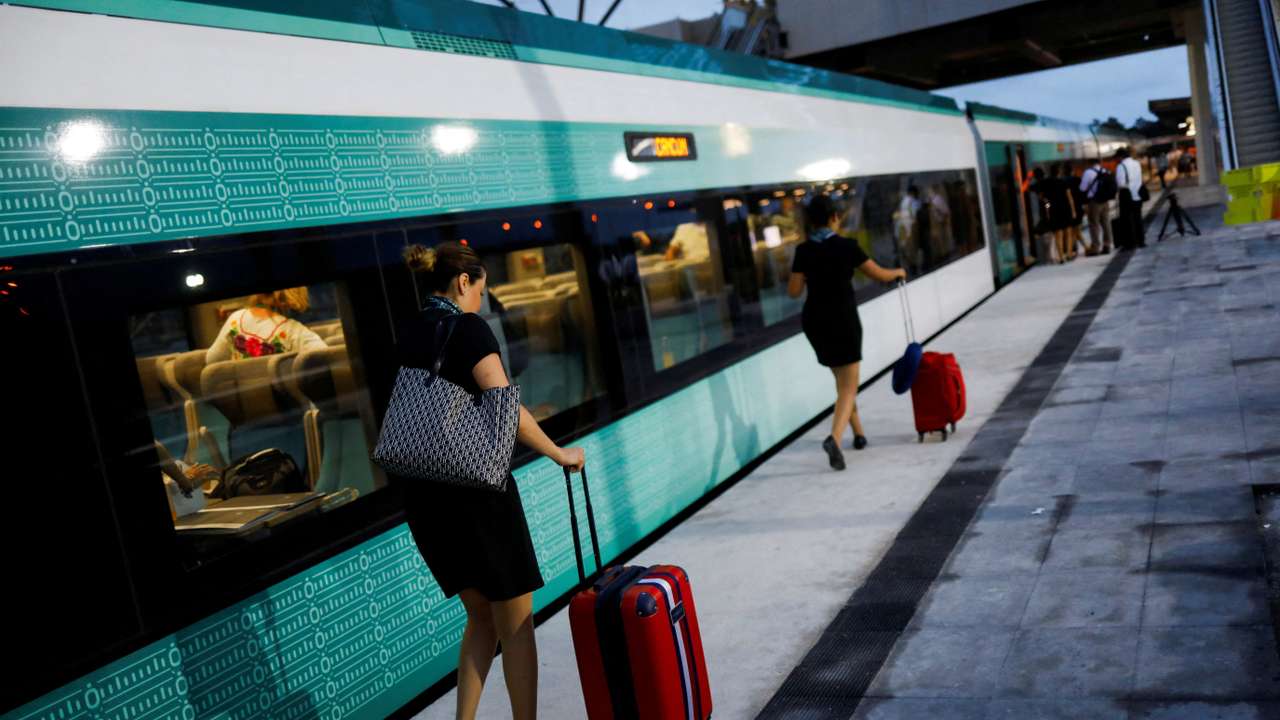 FILE PHOTO: Inauguration of the first phase of the touristic Maya Train, in Cancun