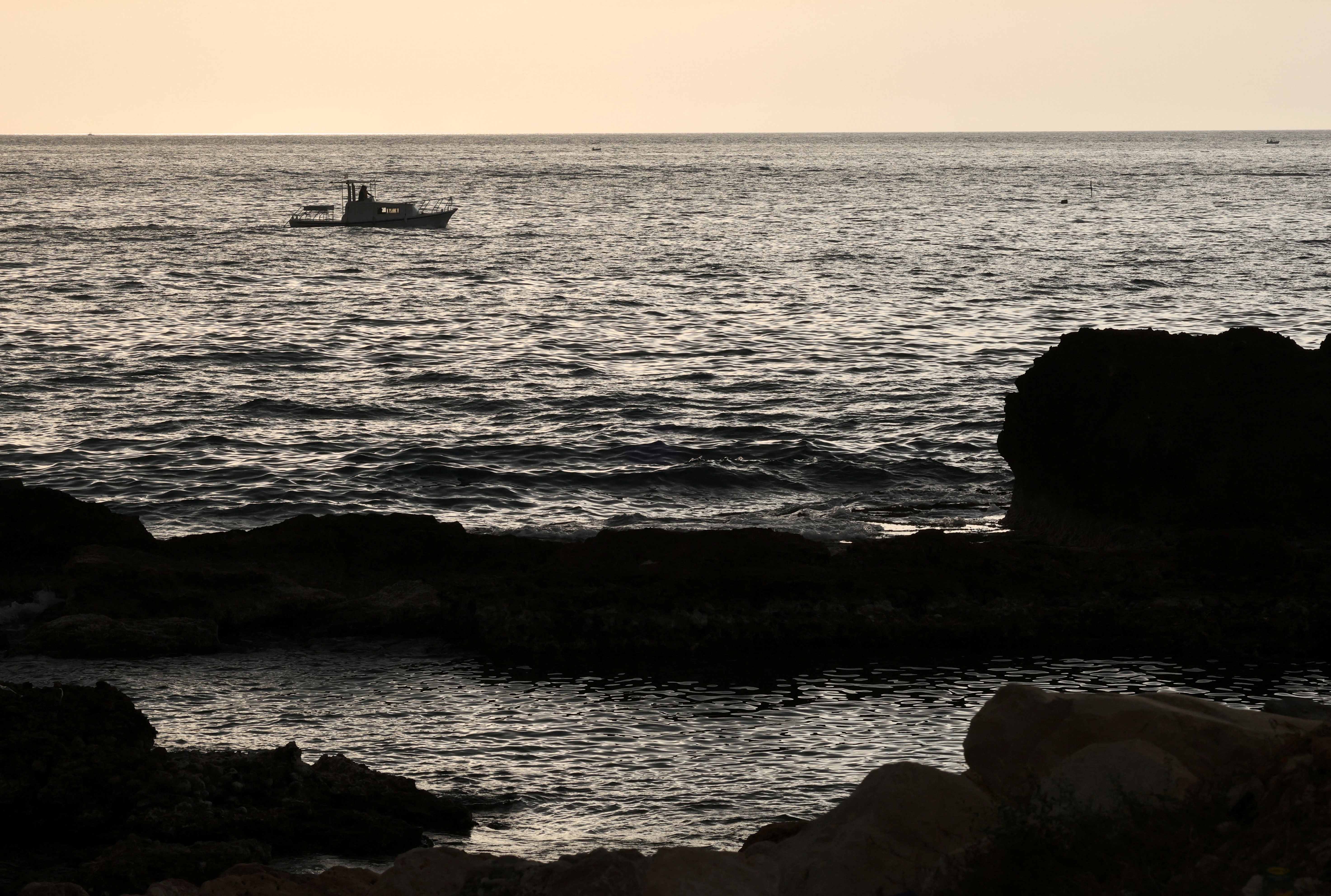 Naval commandos patrol the sea in Batroun