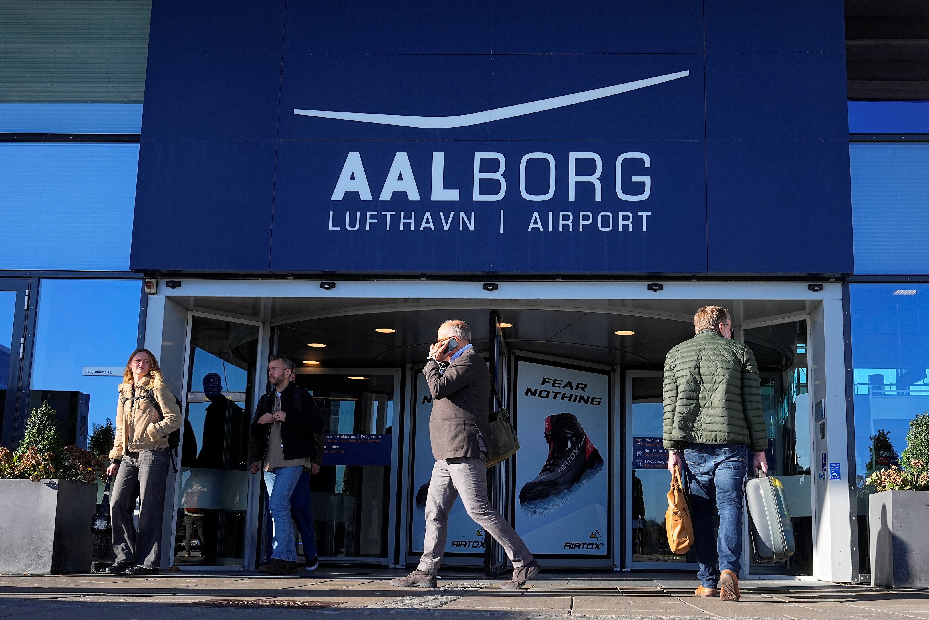 Denmark Aalborg Airport Thursday morning