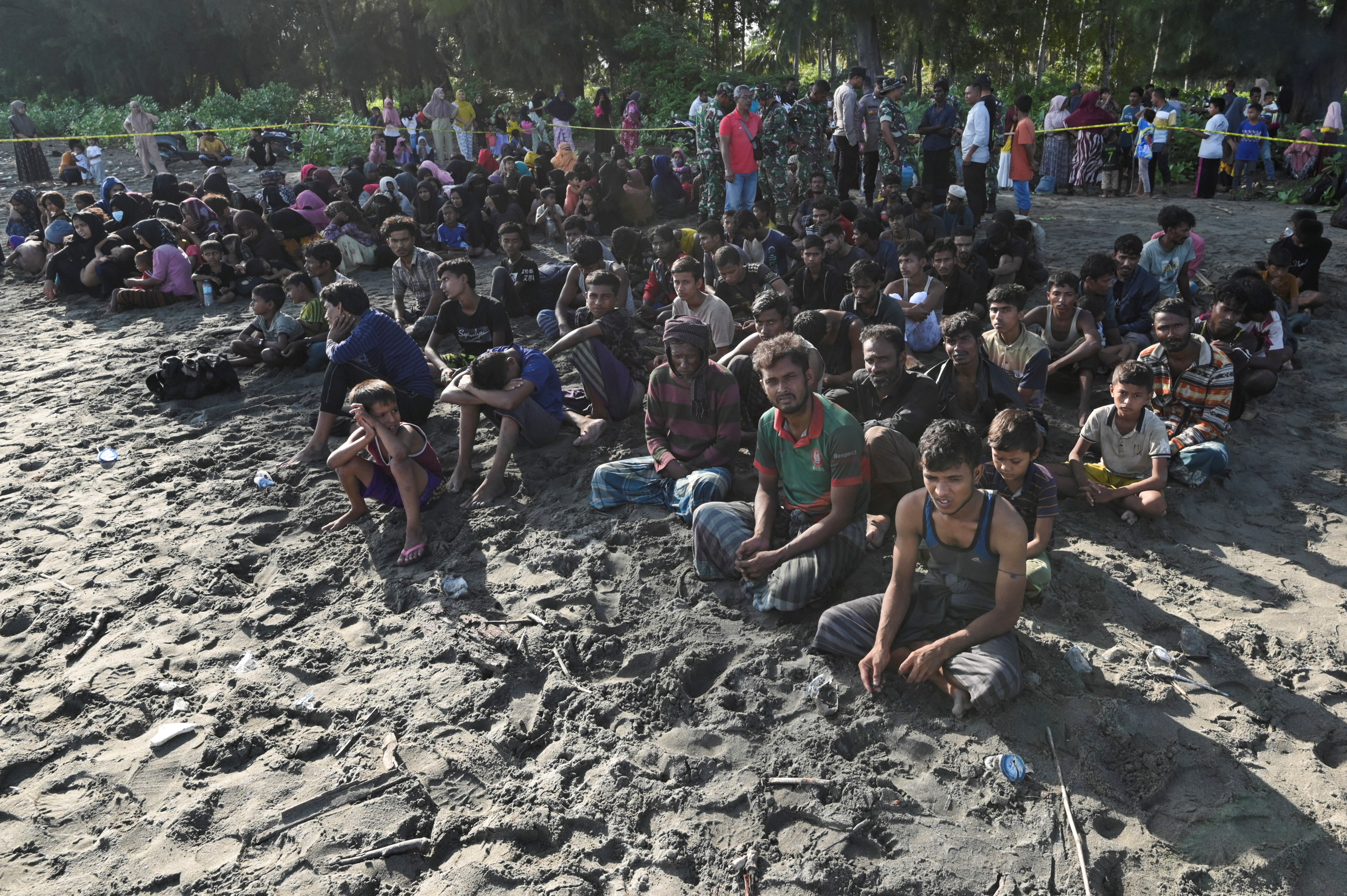 Rohingya Muslims arrive in Pidie, Aceh