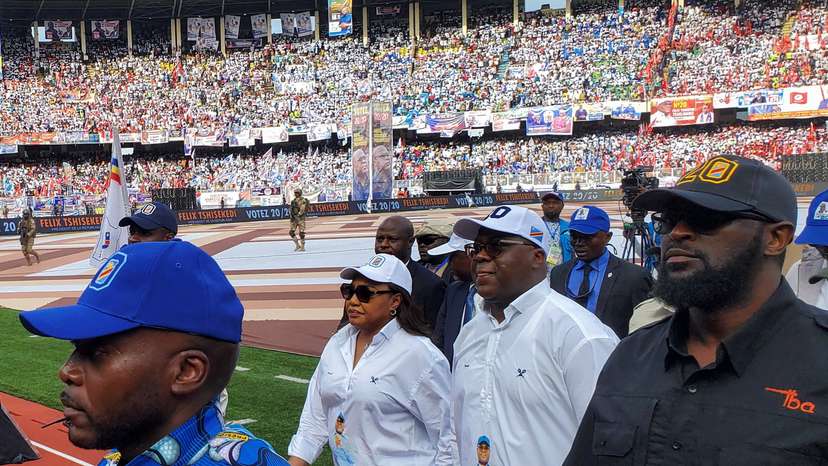 Congolese President Tshisekedi launches electoral campaign with Kinshasa rally