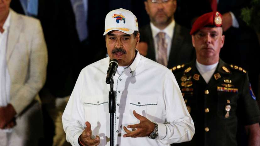 Venezuelan President Maduro meets with Colombian President Petro in Caracas